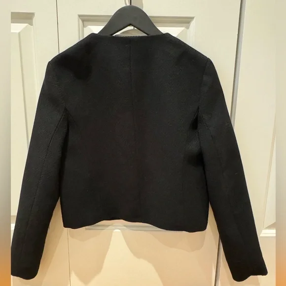 Zara Women's Black Cropped Jacket | sz XS - Picture 4 of 8